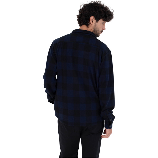 2026 Hurley Mens Axe Knit Flannel Shirt MVSEU00001 - Nightforce